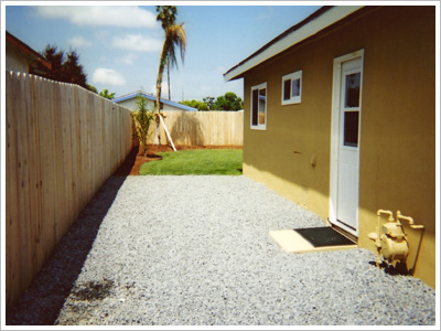 Probate House After Side Yard
